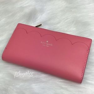 Kate Spade Braylon Magnolia St Scalloped Wallet
